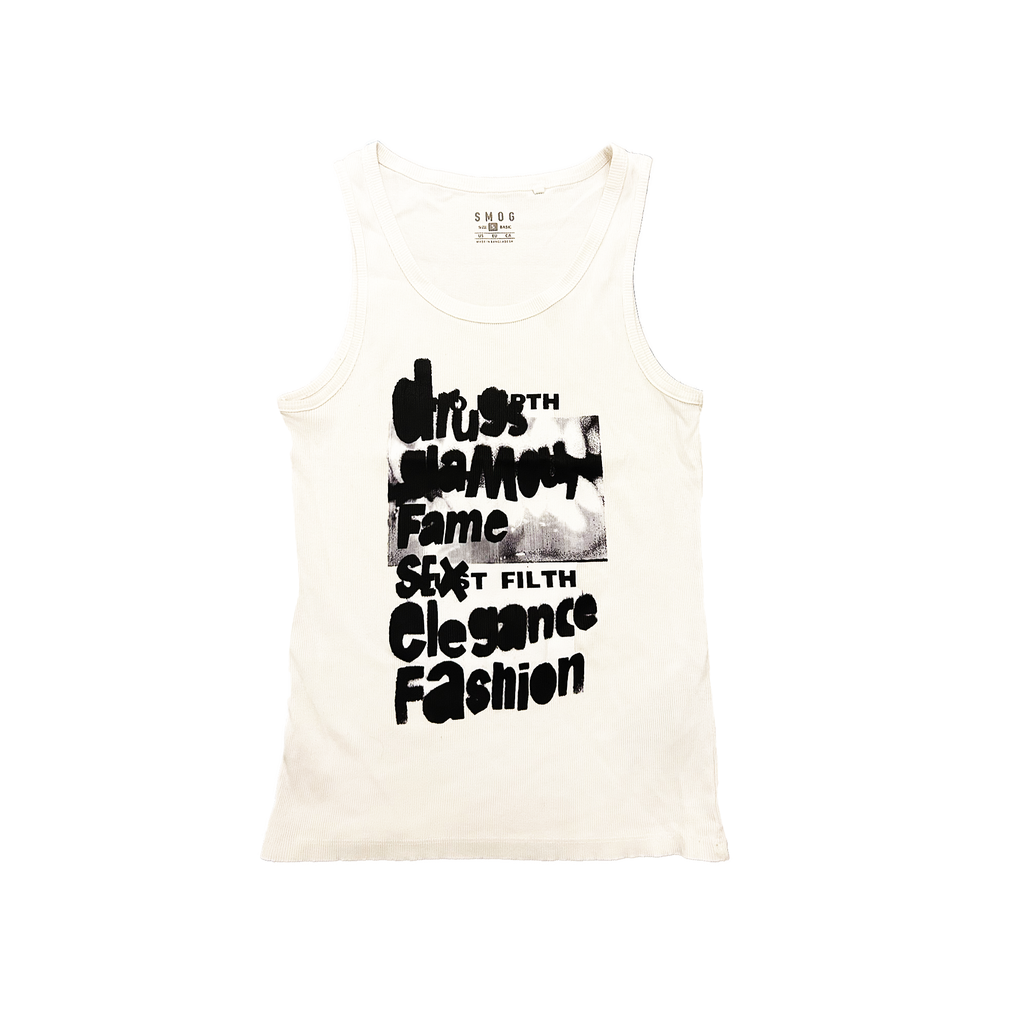 Drugs Glamour Fame Sex Elegance Fashion Tank top